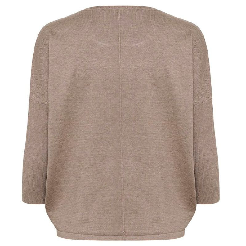 Bruine pullover Mila - Capuchon Fashion