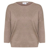 Bruine pullover Mila - Capuchon Fashion