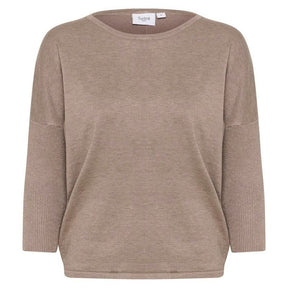 Bruine pullover Mila - Capuchon Fashion