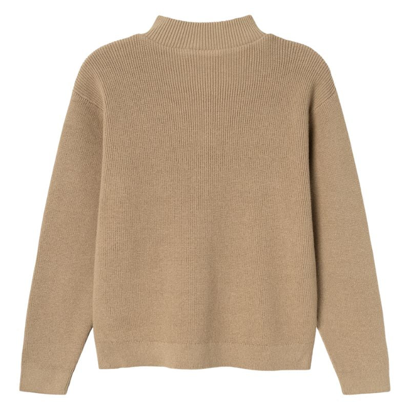 Bruine sweater Nesolle - Capuchon Fashion