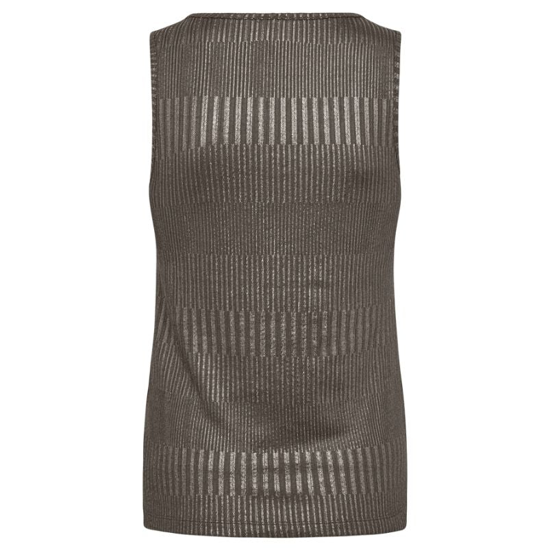 Bruine top Matter - Capuchon Fashion