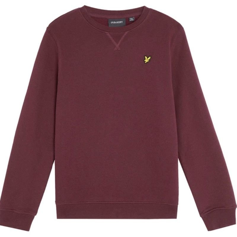Burgundy Crew Neck sweatshirt MLB2000VB - Capuchon Fashion