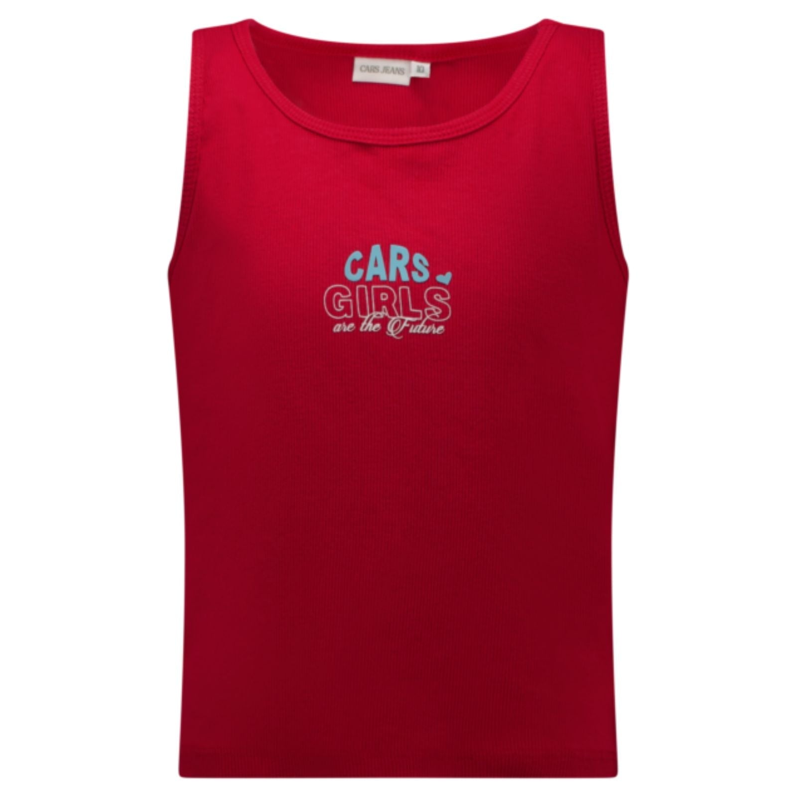Burgundy rode mouwloze singlet Nyxie - Capuchon Fashion