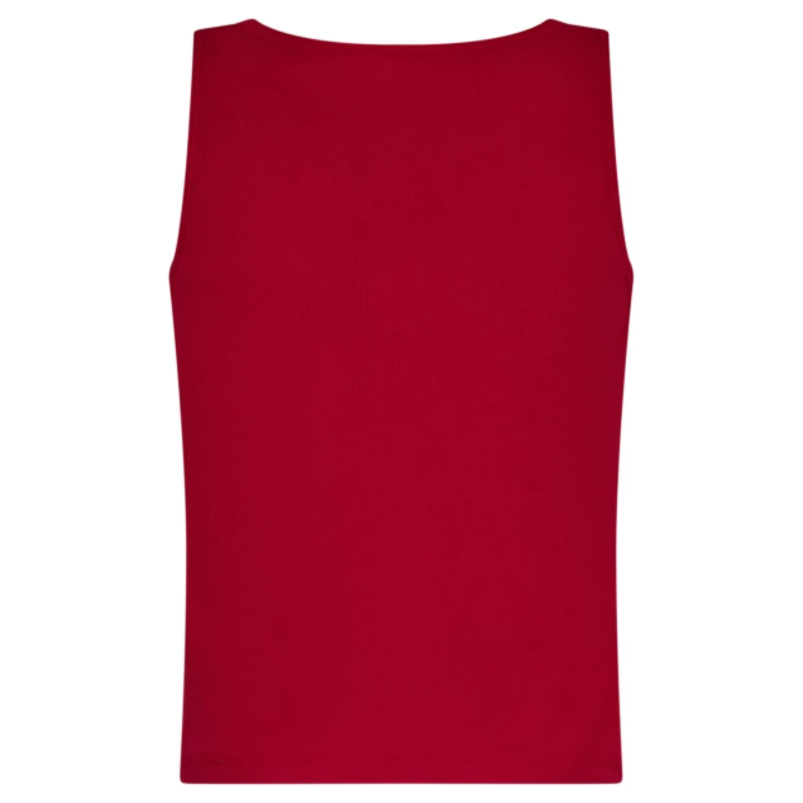 Burgundy rode mouwloze singlet Nyxie - Capuchon Fashion