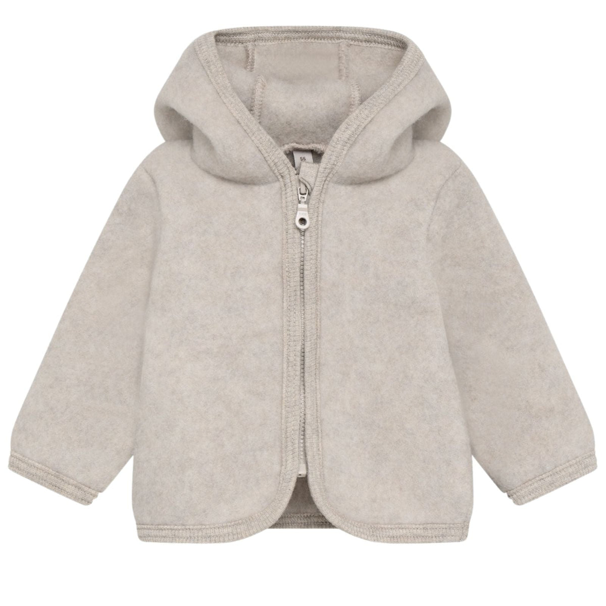 Camel Melange jacket Ears Wool Fleece - Capuchon Fashion