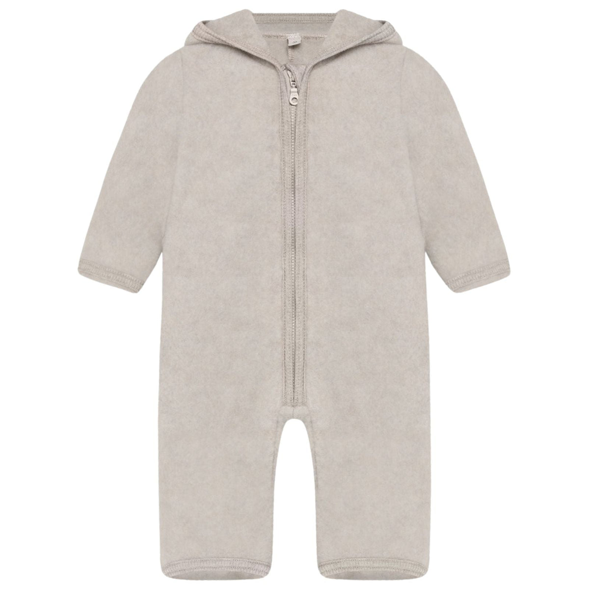 Camel Melange pram suit Ears Wool Fleece - Capuchon Fashion