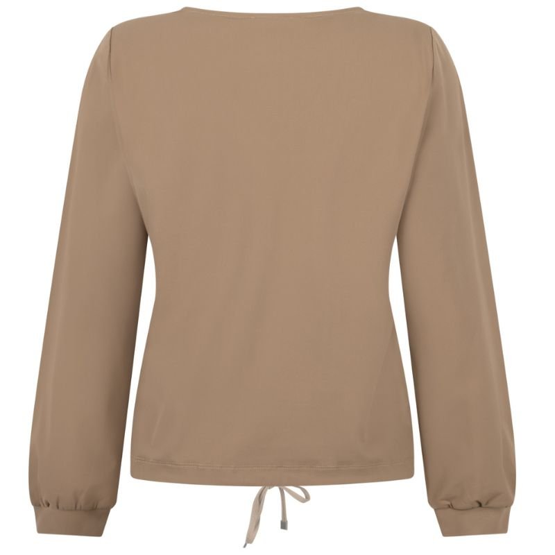 Camelbruine longsleeve travel top Fame - Capuchon Fashion