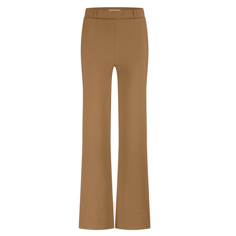 Caramel broek Lexie bonded - Capuchon Fashion
