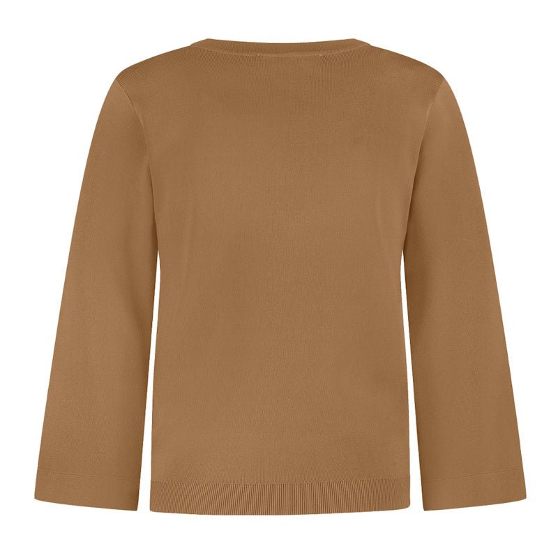 Caramel pullover Linay 3/4 sleeve - Capuchon Fashion