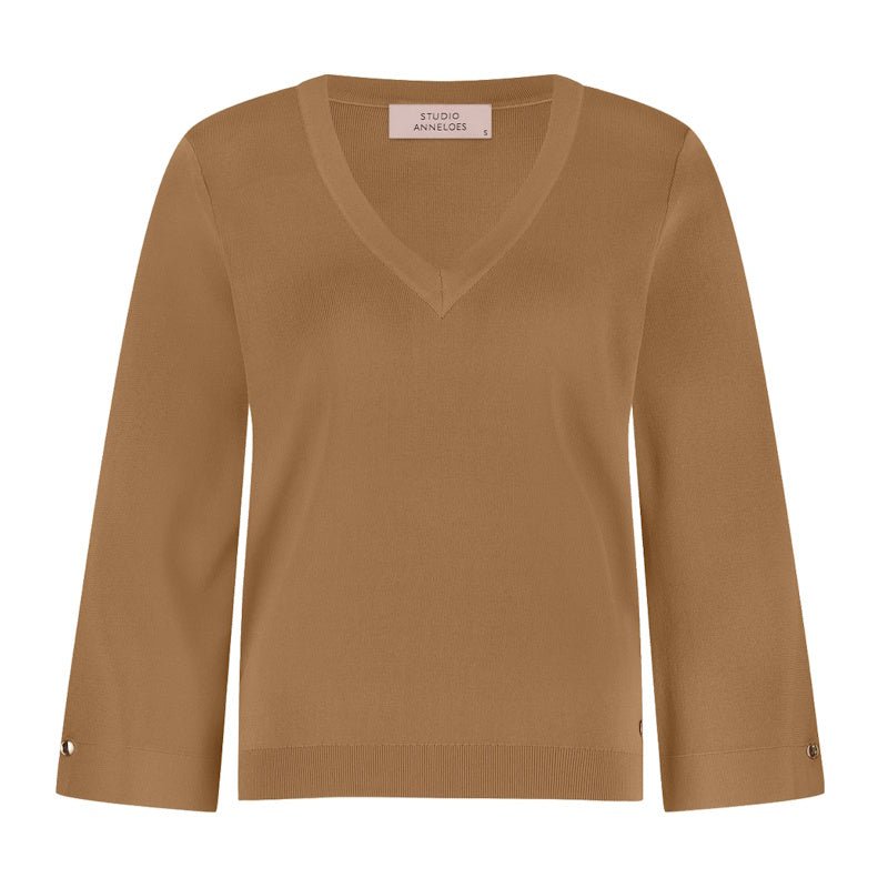 Caramel pullover Linay 3/4 sleeve - Capuchon Fashion