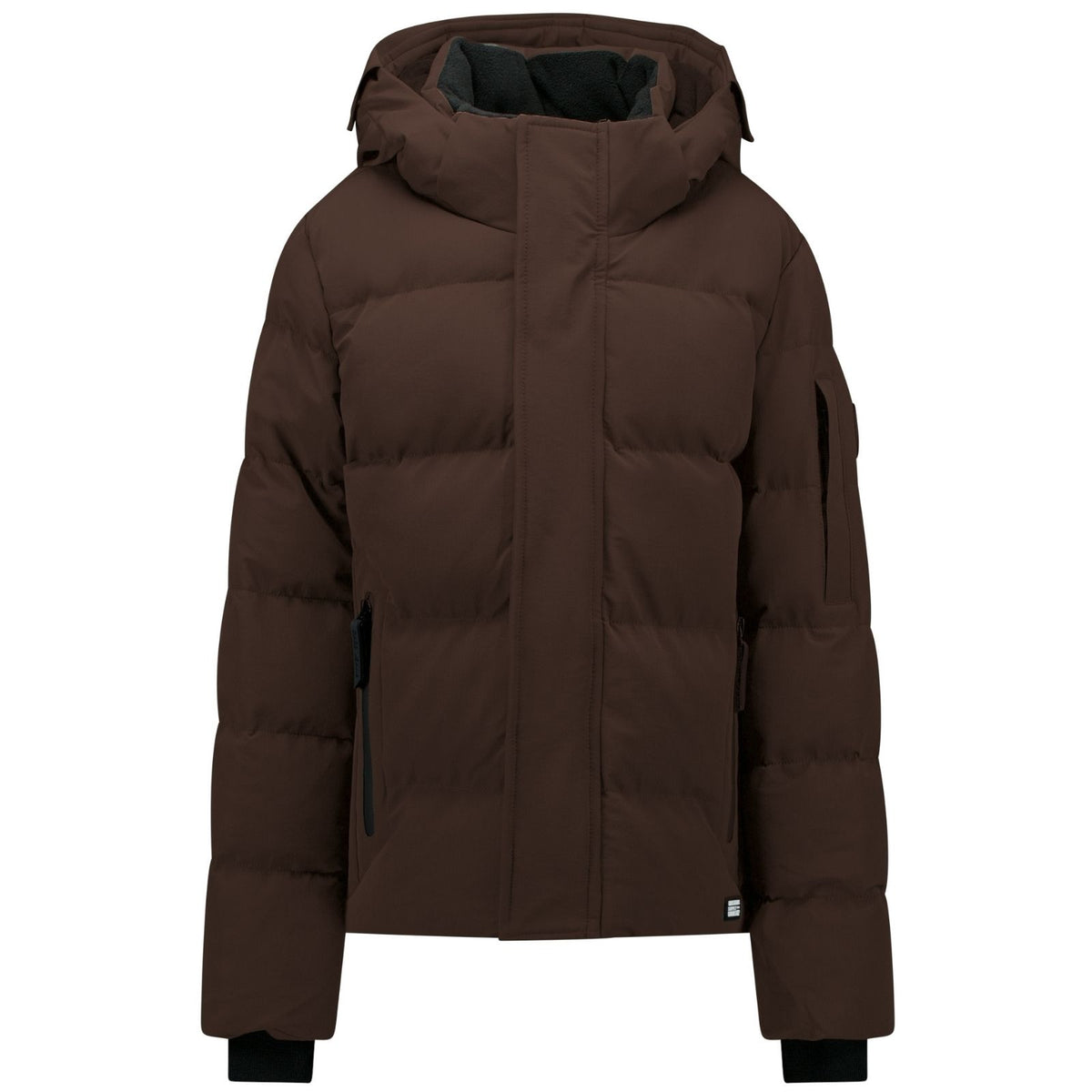 Donkerbruine winter jacket Jaxham