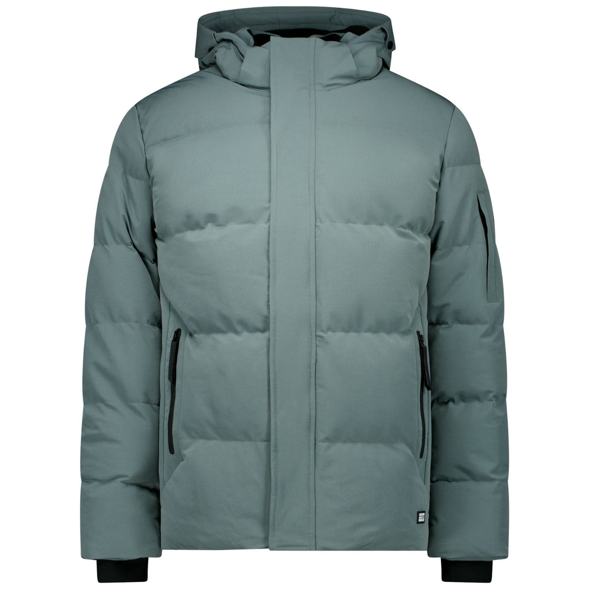 Groenblauwe winter jacket Jaxham
