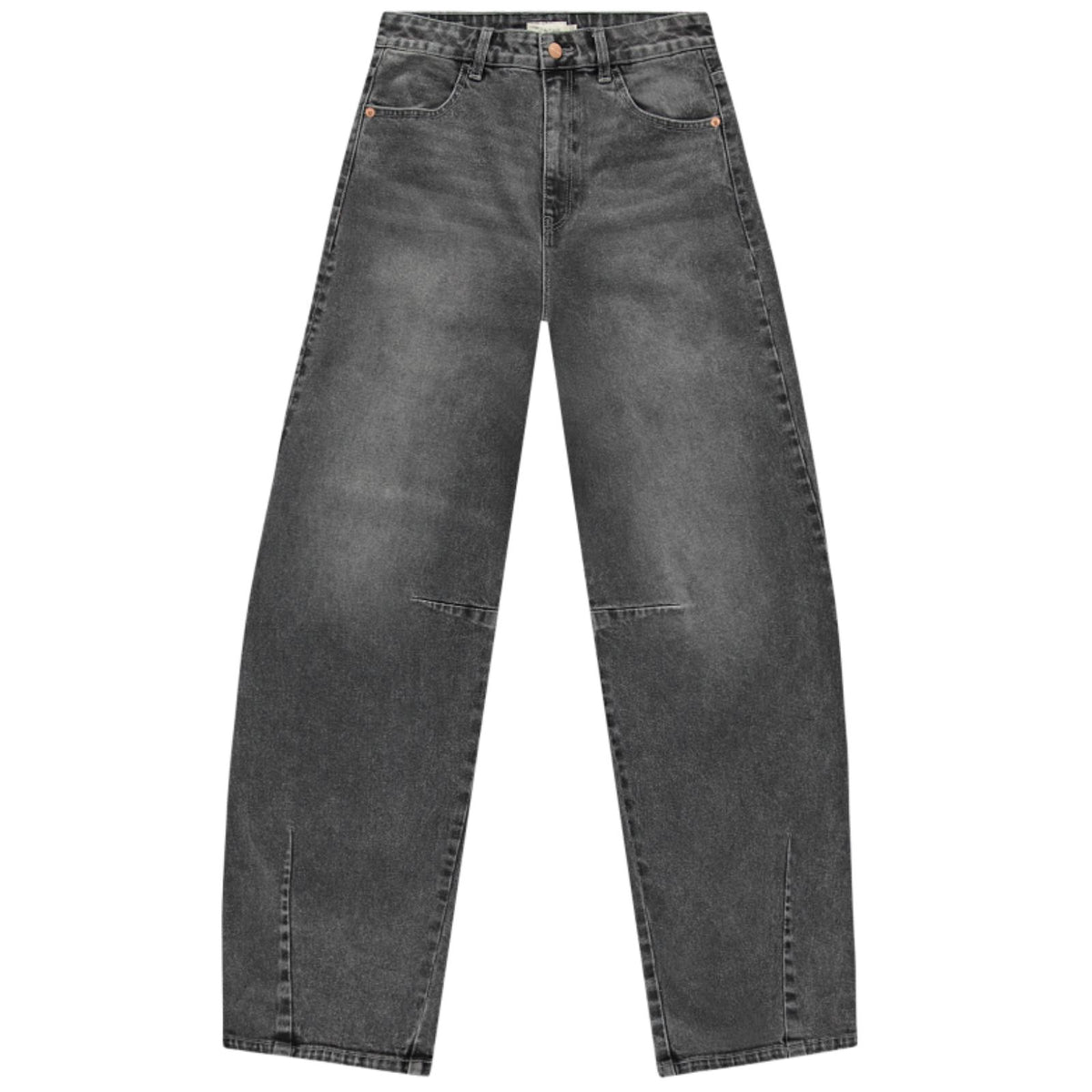 Black Used barrel fit jeans Ivie