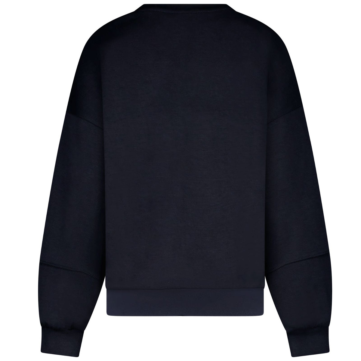 Zwarte ronde hals sweater Remi