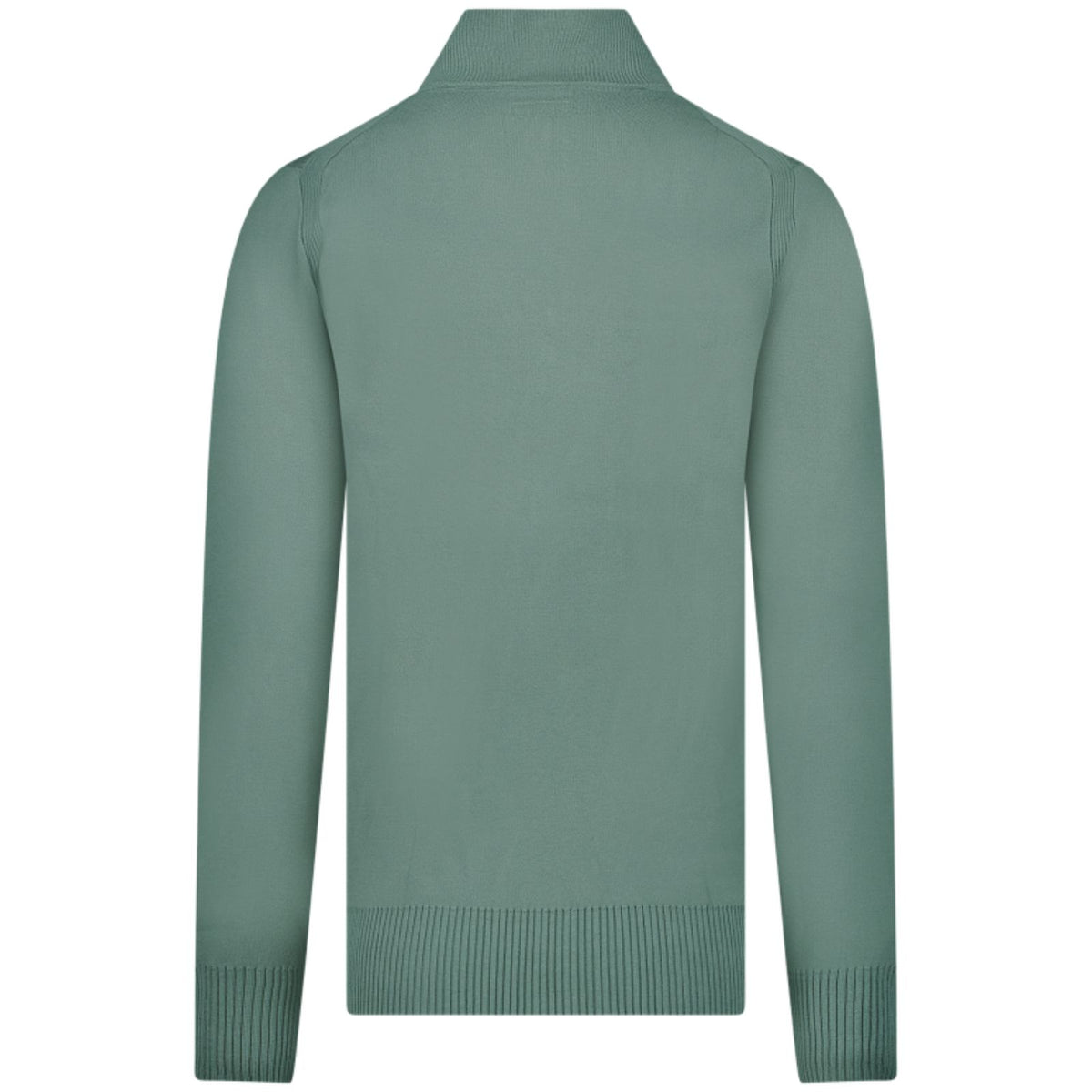 Groene knit half zip pullover Symor