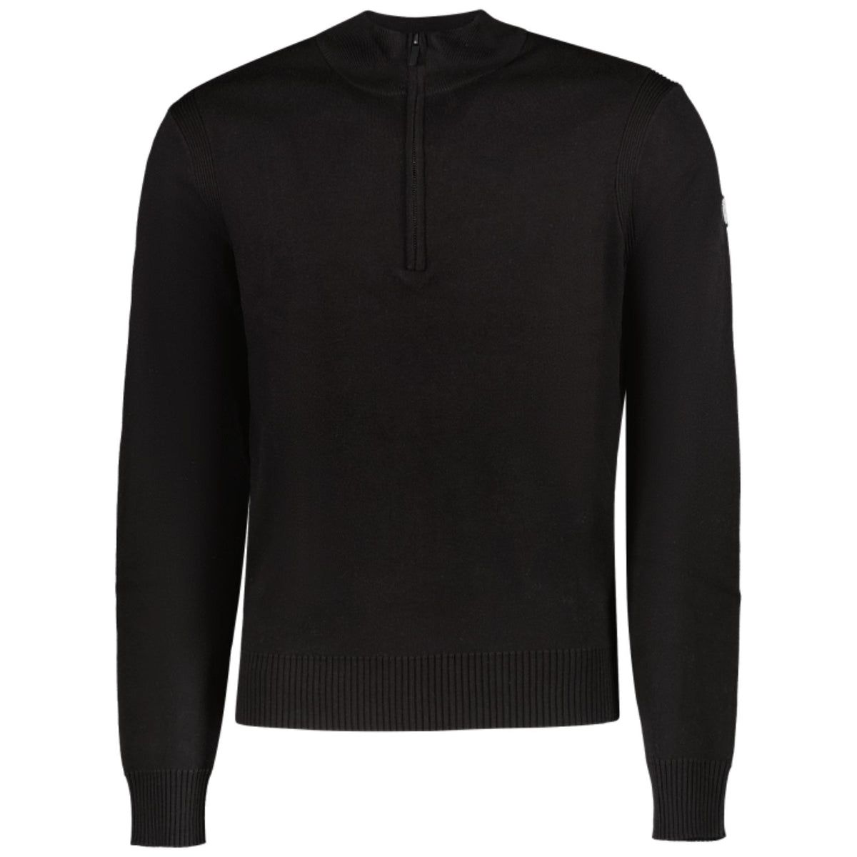 Zwarte knit half zip pullover Symor