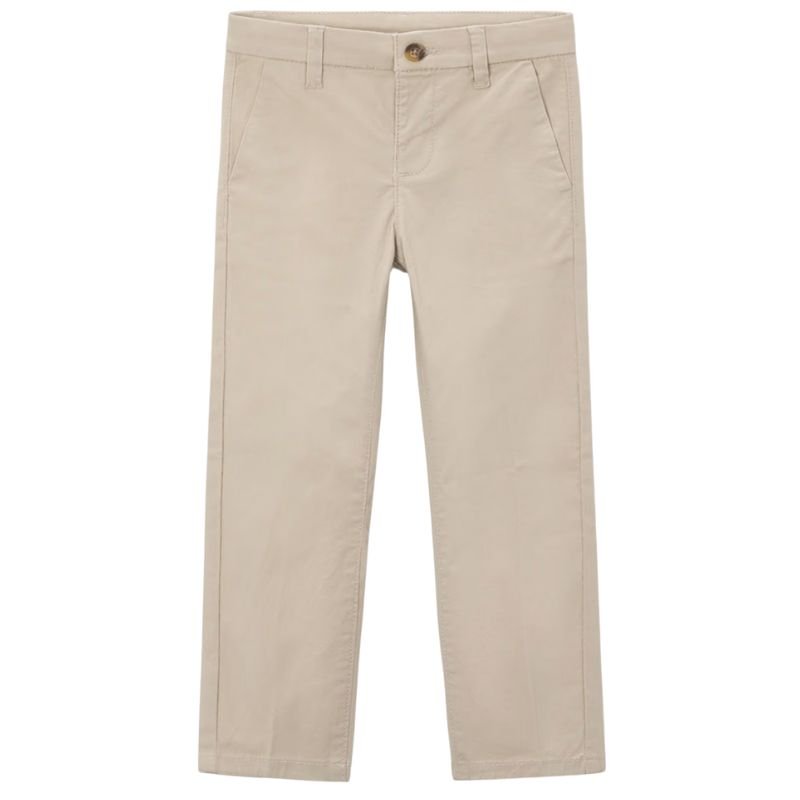 Cashew beige twill basic broek 512 - Capuchon Fashion