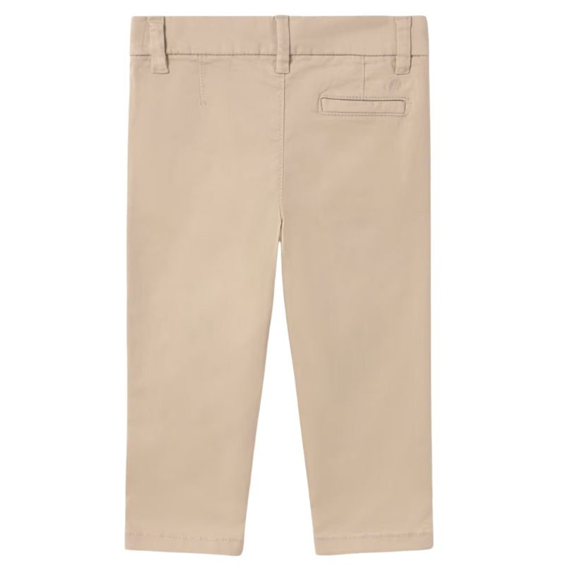 Cashew beige twill basic broek 522 - Capuchon Fashion