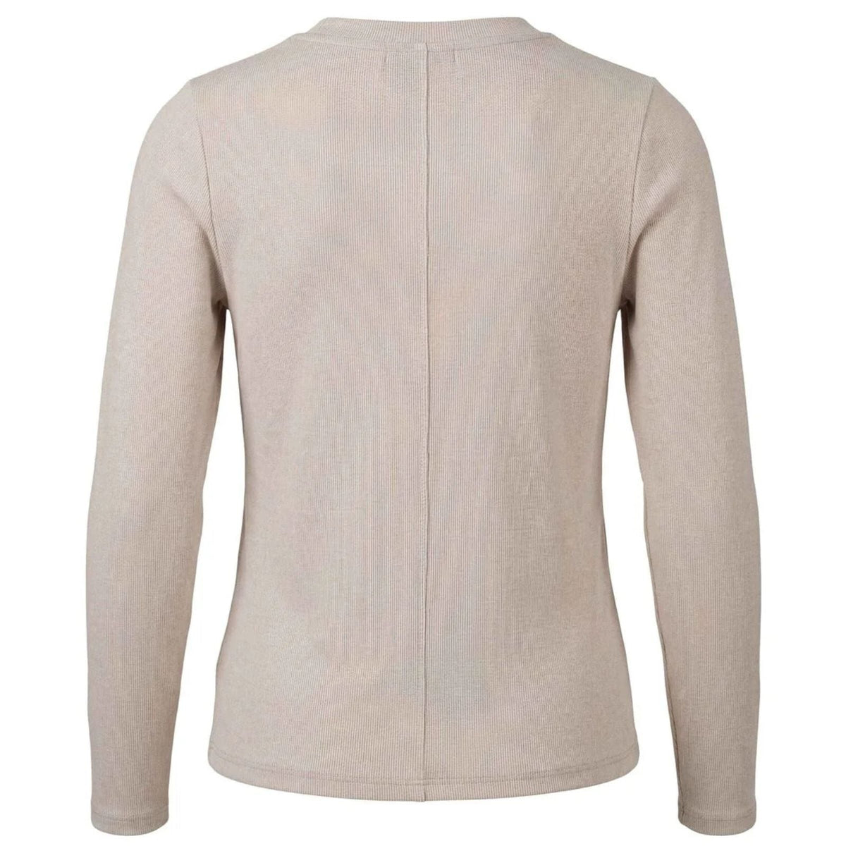 Chalkgrijze t-shirt longsleeve 633268 - Capuchon Fashion