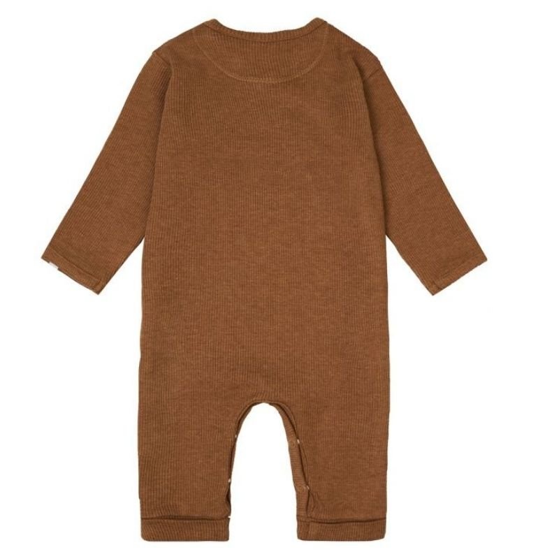 Chipmunk Melange rib playsuit Nevis - Capuchon Fashion