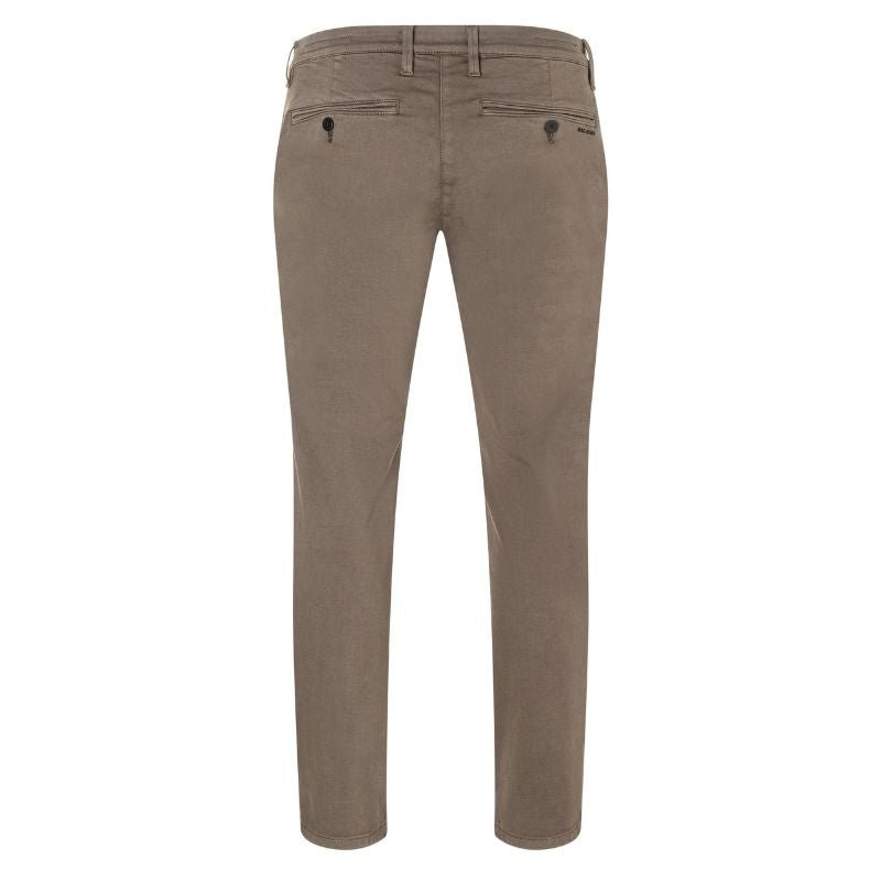 Chocolate Brown chino broek Driver - Capuchon Fashion