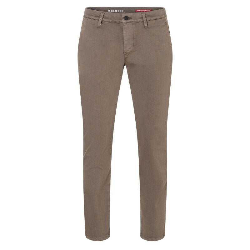 Chocolate Brown chino broek Driver - Capuchon Fashion