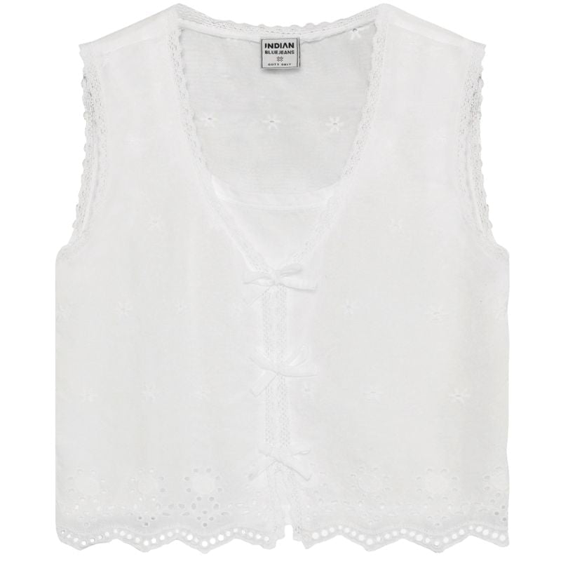 Cloud sleeveless embroidery Shirt 970854 - Capuchon Fashion