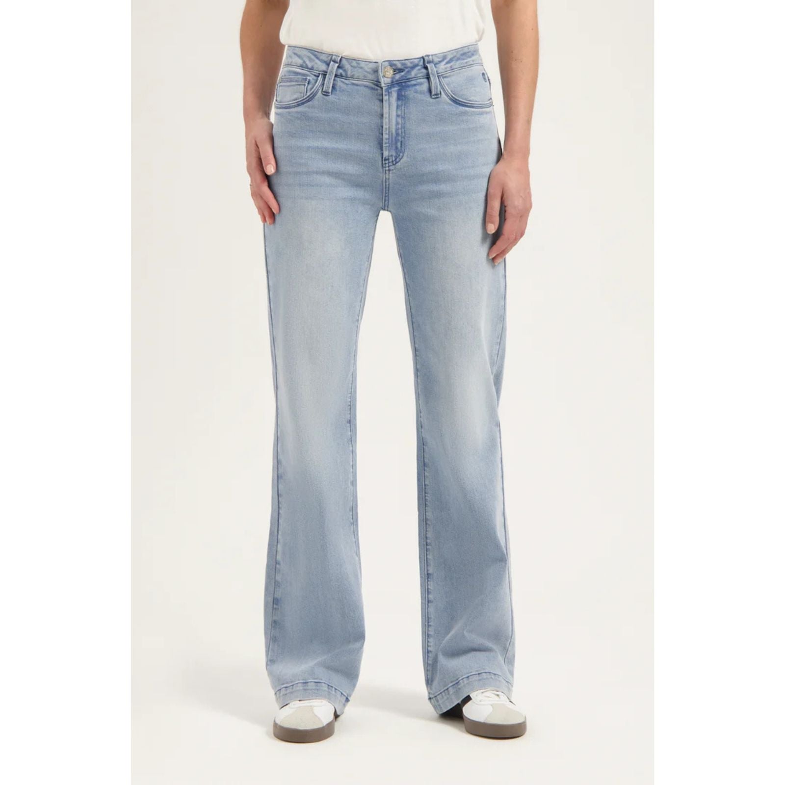 Cloudy Blue wide leg jeans Sophie - Capuchon Fashion