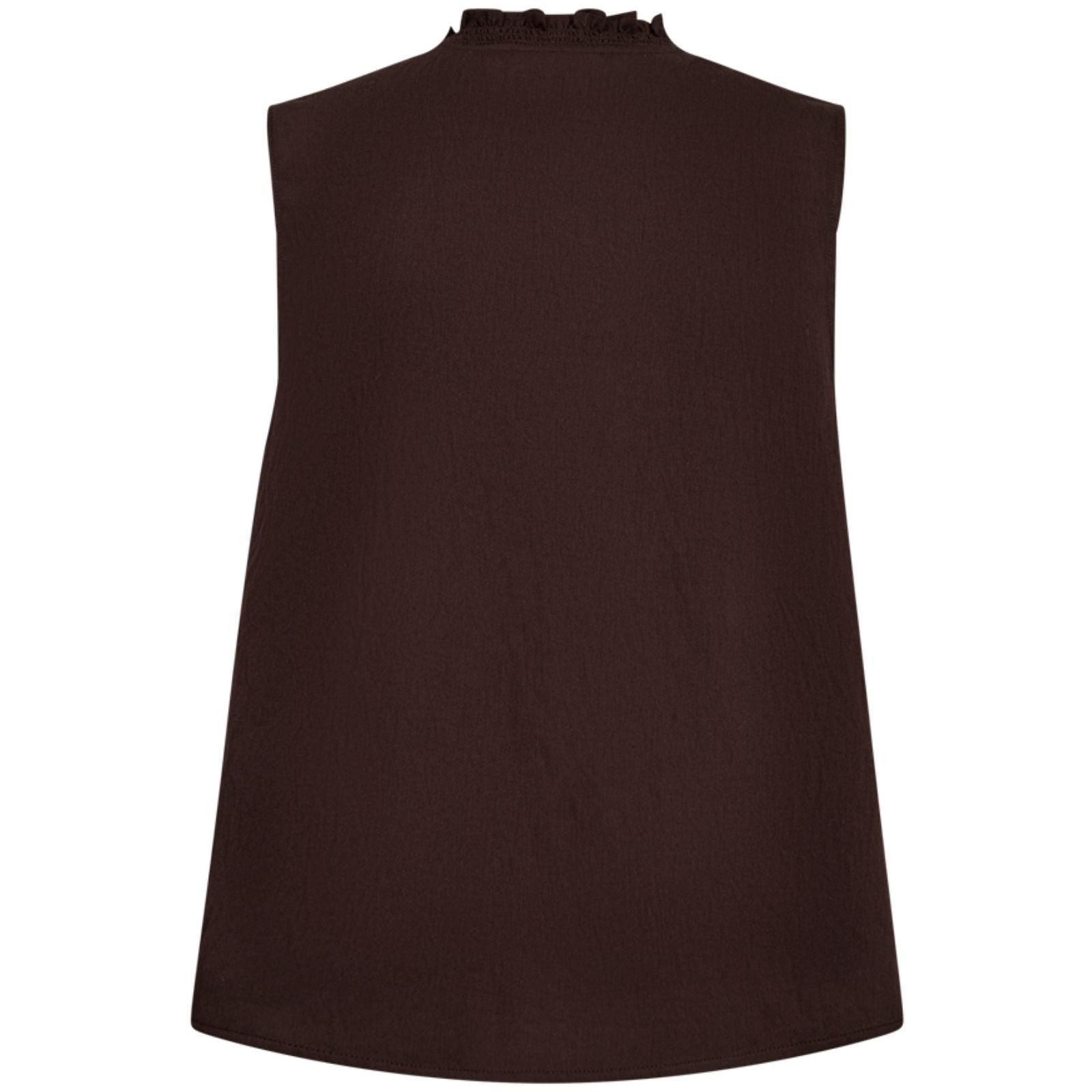 Coffee Bean woven blouse Sally - Capuchon Fashion