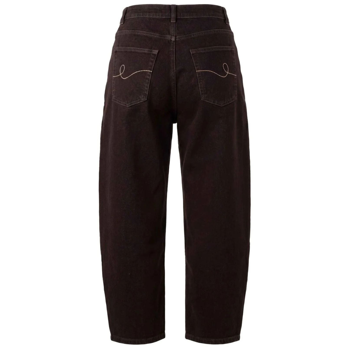 Coffeebruine jeans pantalon 633190 - Capuchon Fashion