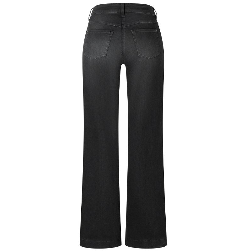 Commercial Black Used jeans Dream Wide - Capuchon Fashion