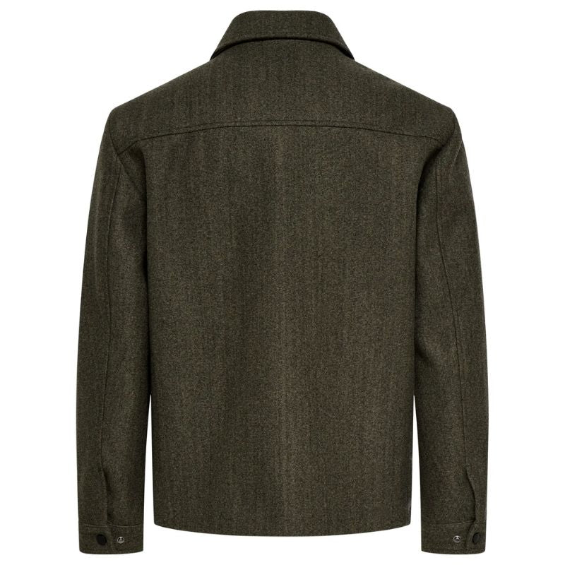 Cord melange jacket Connor Life - Capuchon Fashion