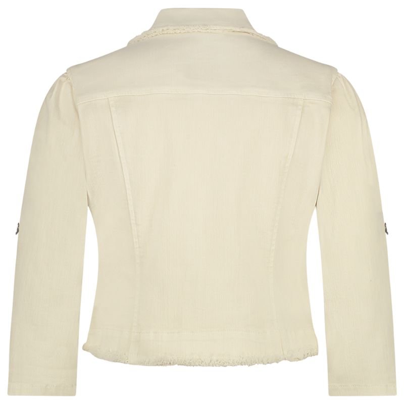 Cream jacket Zaza - Capuchon Fashion