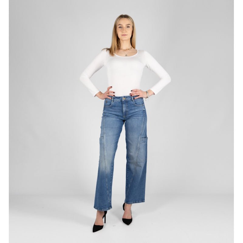 Creep Blue jeans Nova Wide - Capuchon Fashion