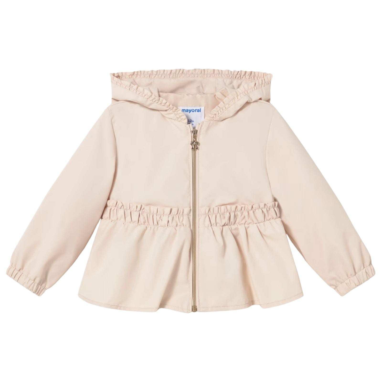 Custardgele windbreaker jacket 1492 - Capuchon Fashion