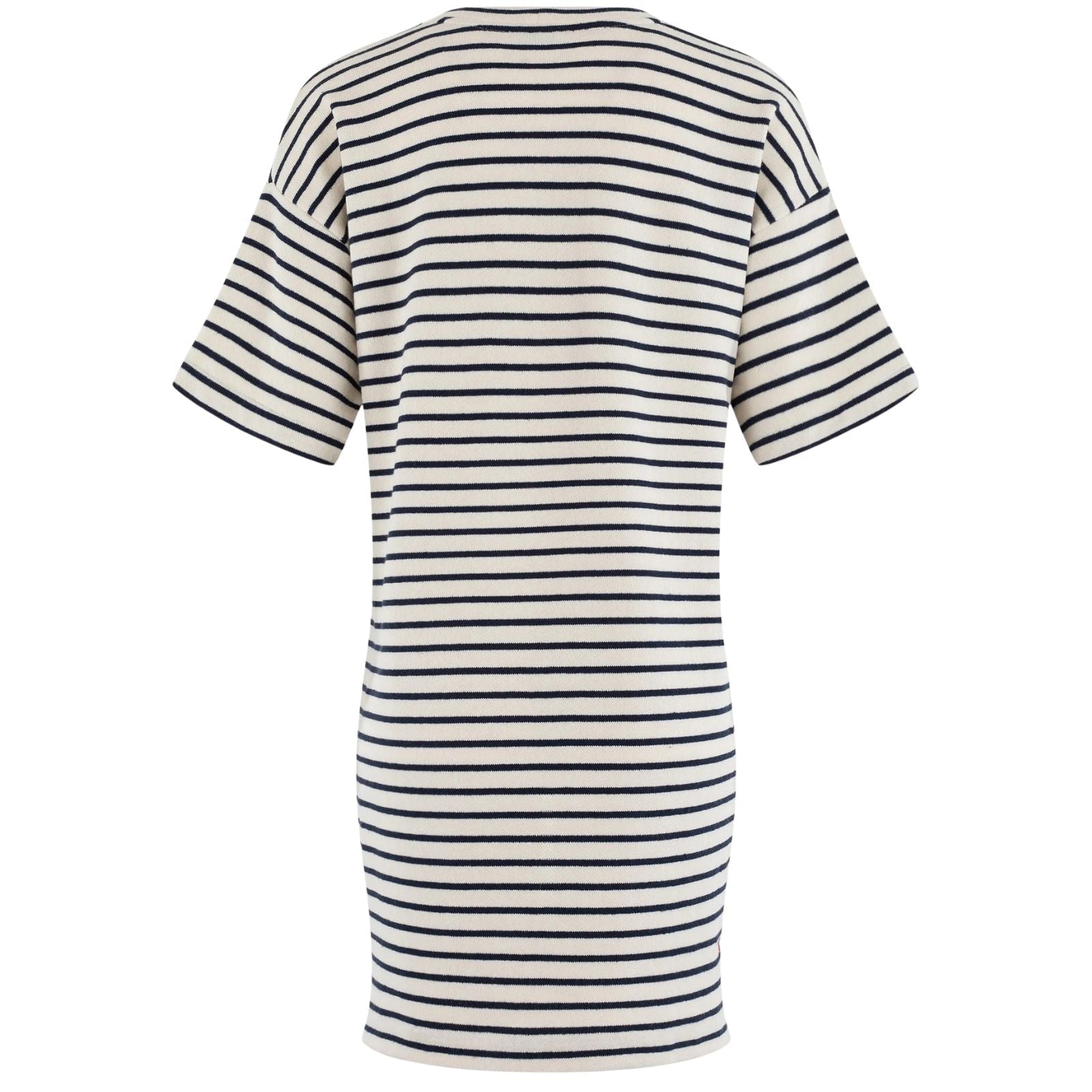Donkerblauw gestreepte jurk Striper - Capuchon Fashion
