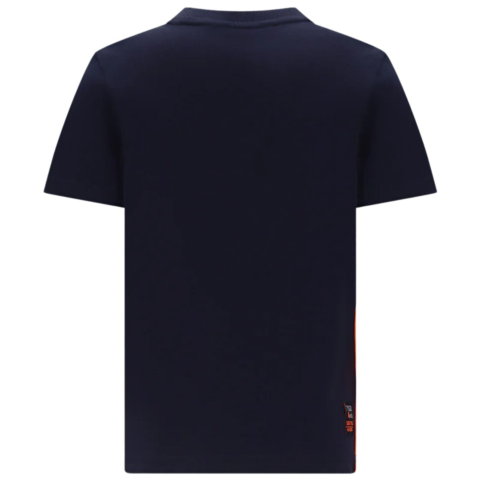 Donkerblauw print t-shirt Wessel - Capuchon Fashion