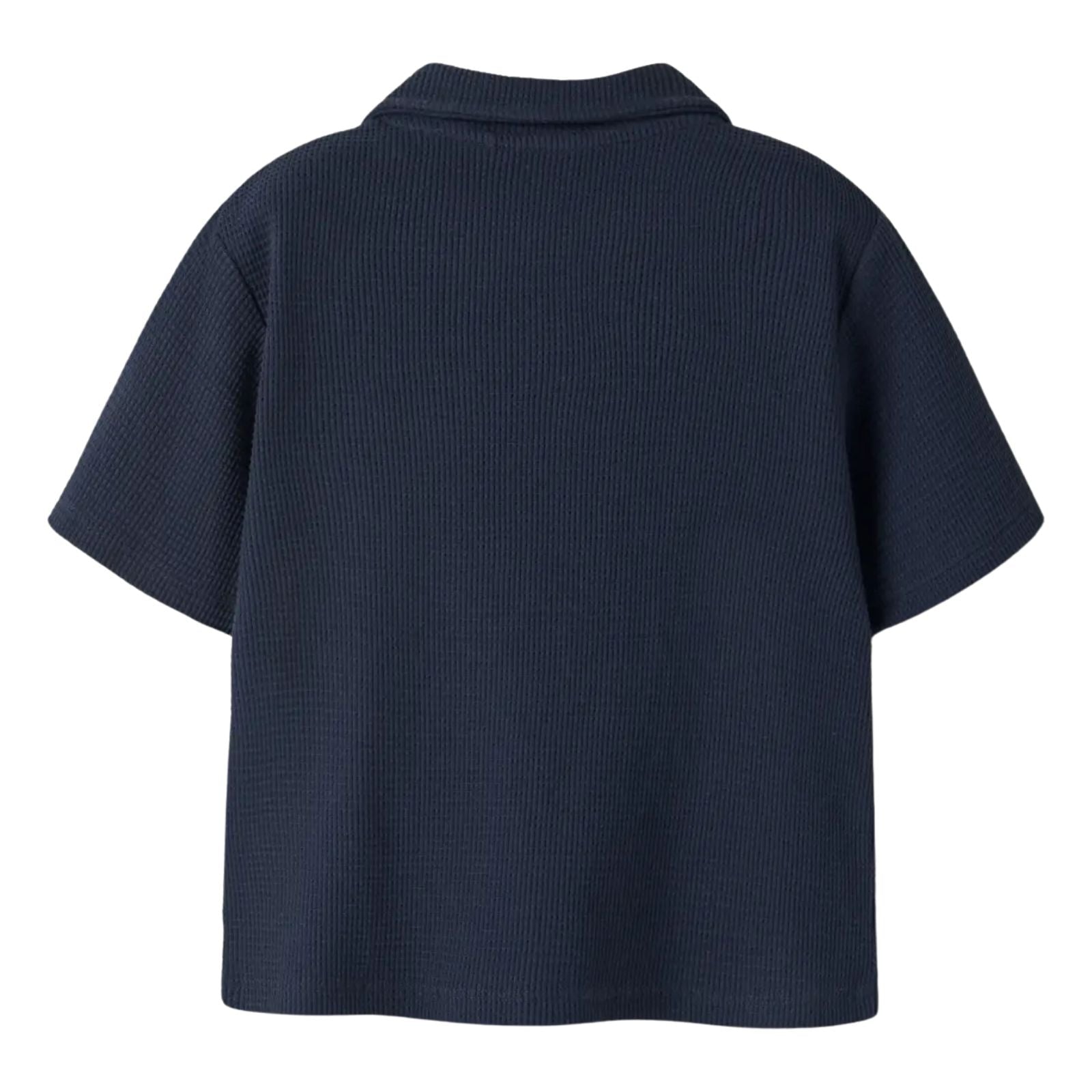 Donkerblauw regular fit shirt Harve - Capuchon Fashion