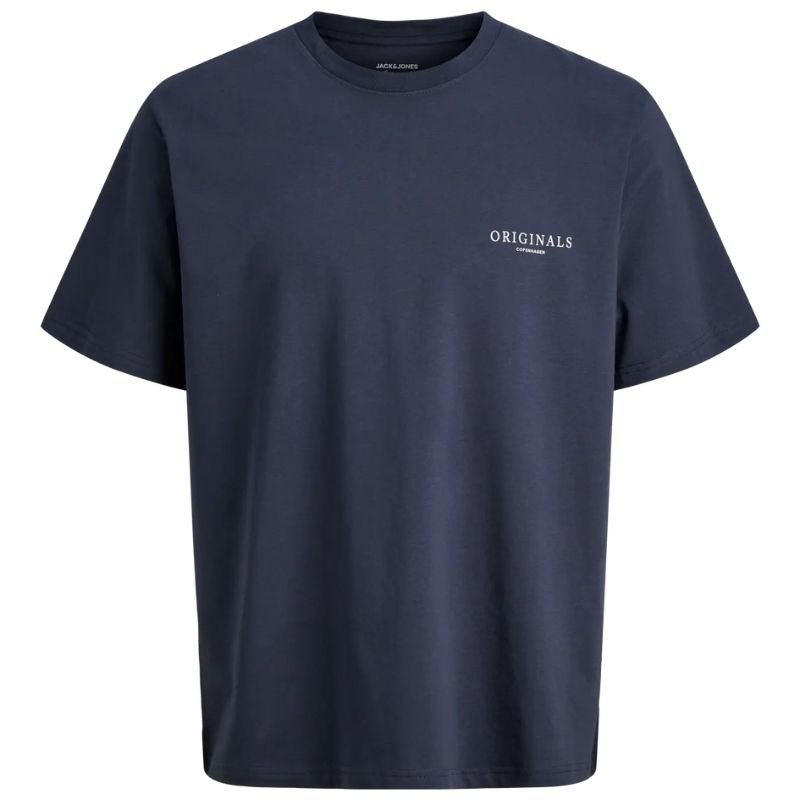 Donkerblauw regular fit t-shirt Montauk - Capuchon Fashion