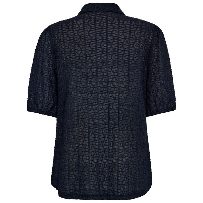 Donkerblauw shirt Trina - Capuchon Fashion