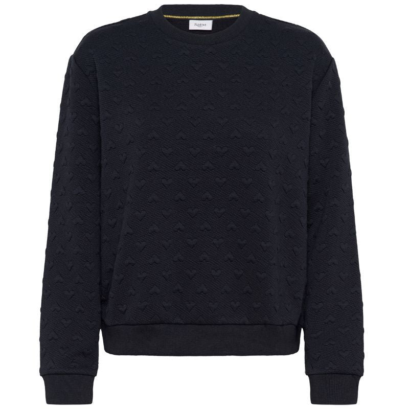 Donkerblauw sweatshirt pullover Padmia - Capuchon Fashion