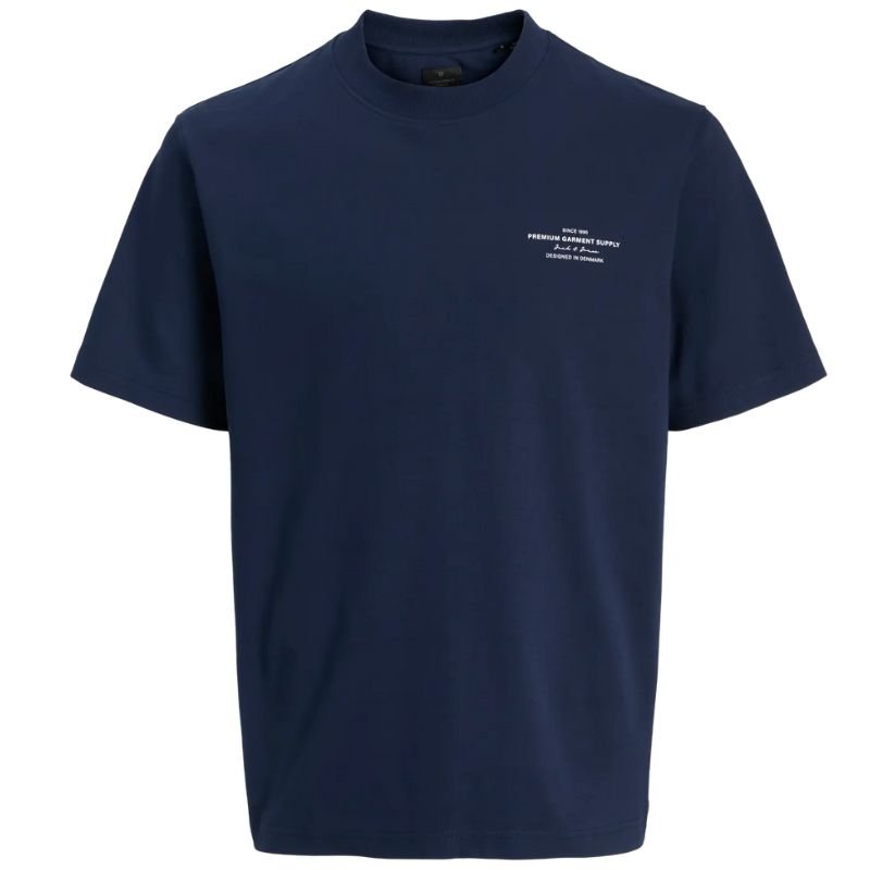Donkerblauw t-shirt Blachad - Capuchon Fashion