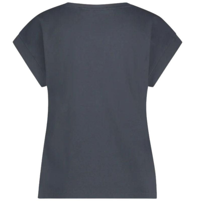 Donkerblauw t-shirt Fien - Capuchon Fashion