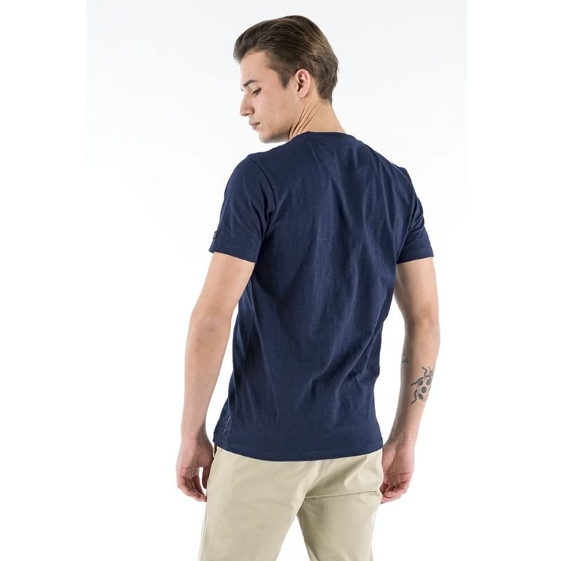 Donkerblauw t - shirt Frank - Capuchon Fashion