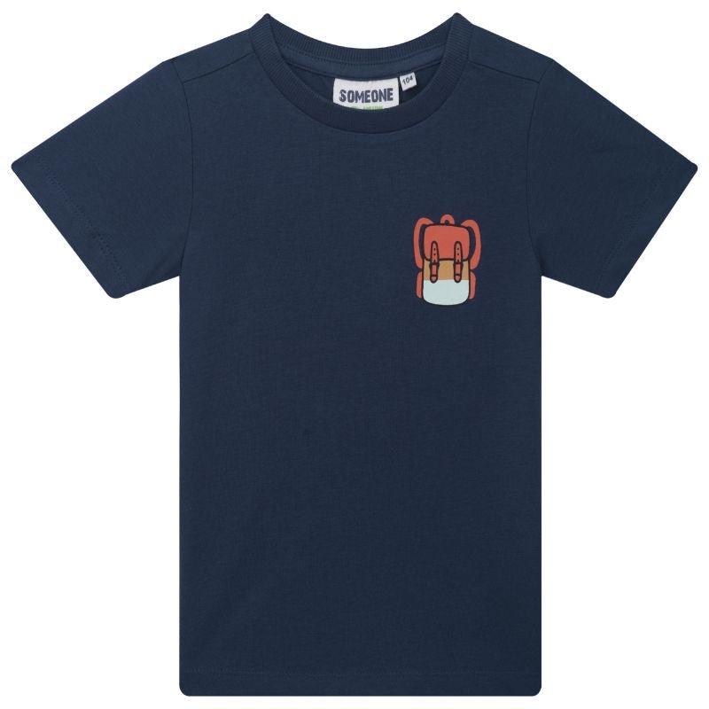 Donkerblauw t-shirt Muller - Capuchon Fashion