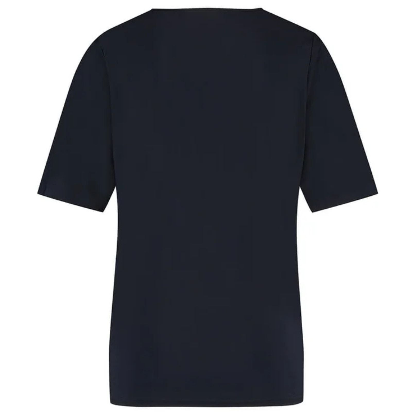 Donkerblauw travel v - hals shirt Vicky - Capuchon Fashion