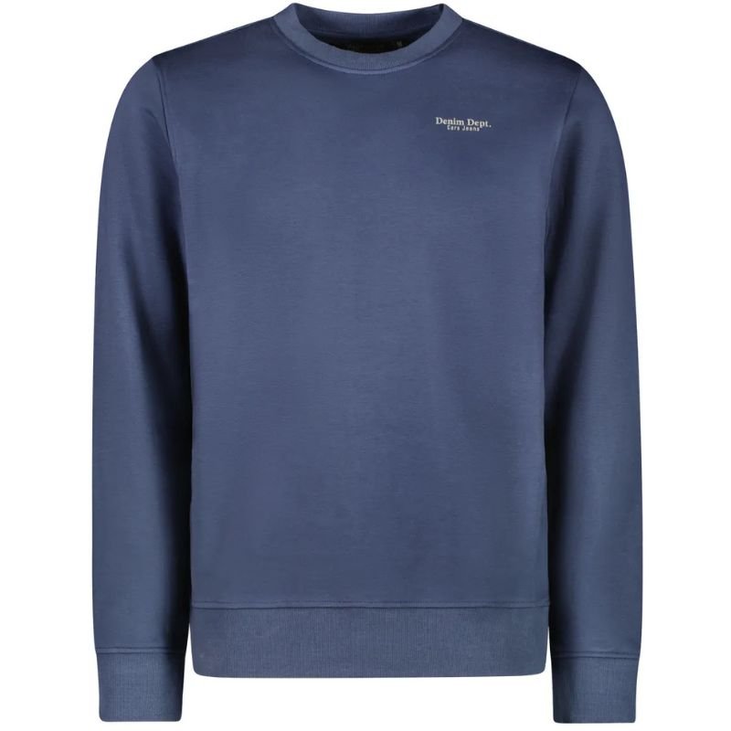 Donkerblauwe basic sweater Byto - Capuchon Fashion