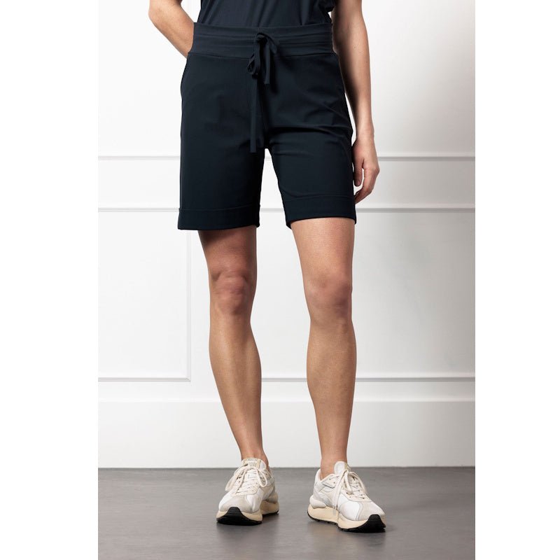 Donkerblauwe bermuda City - Capuchon Fashion