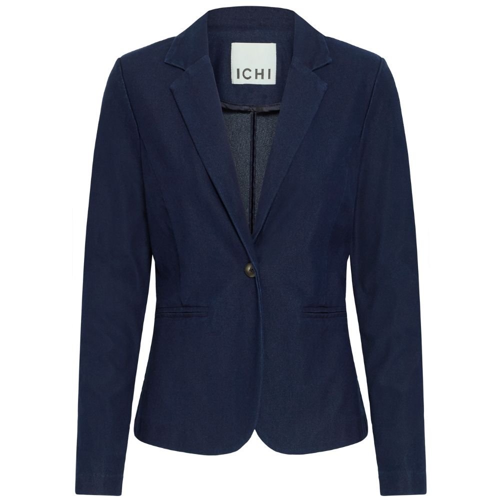 Donkerblauwe blazer Kate Denim - Capuchon Fashion
