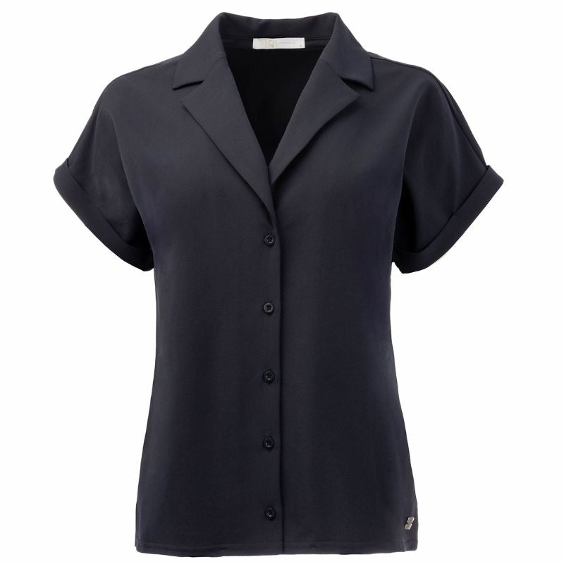 Donkerblauwe blouse Binthe Basic - Capuchon Fashion